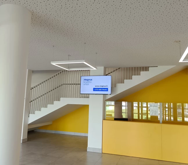 Reklaminiai ekranai VUL Santaros klinikų vaikų konsultacijų poliklinika