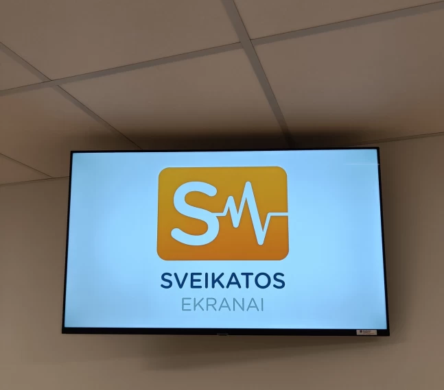 Reklaminiai ekranai VUL Santaros klinikų vaikų konsultacijų poliklinika