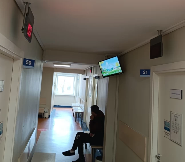 Reklaminiai ekranai VŠĮ Jūrininkų sveikatos priežiūros centre