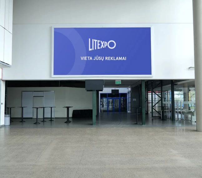 R3008 Reklaminis tentas 3 salės fojė