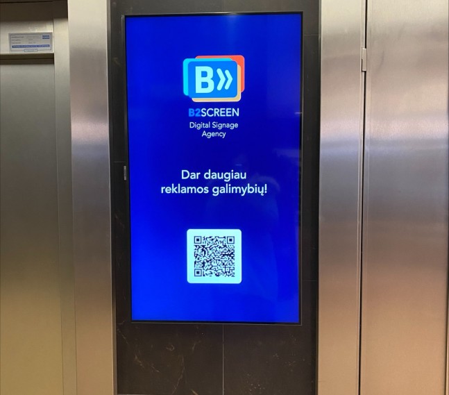 Reklaminis ekranas Saltoniškių 2 verslo centre