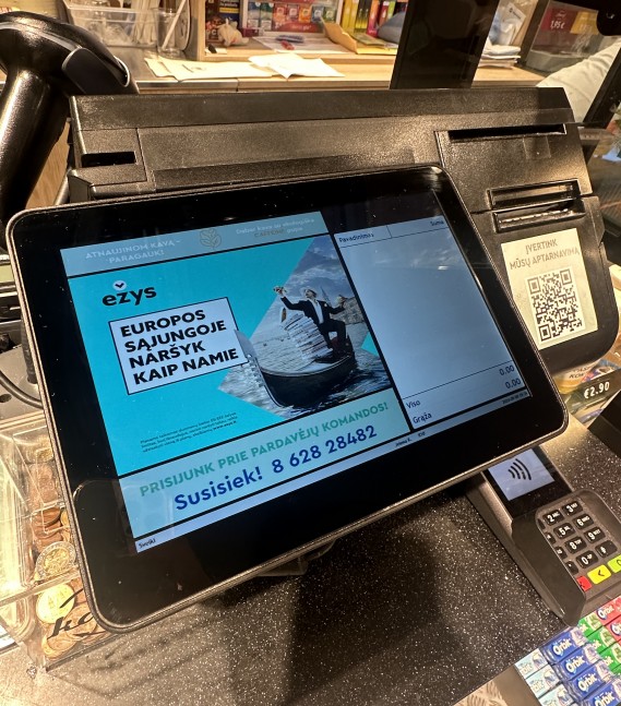 Narvesen POS kasų ekranai Kaune