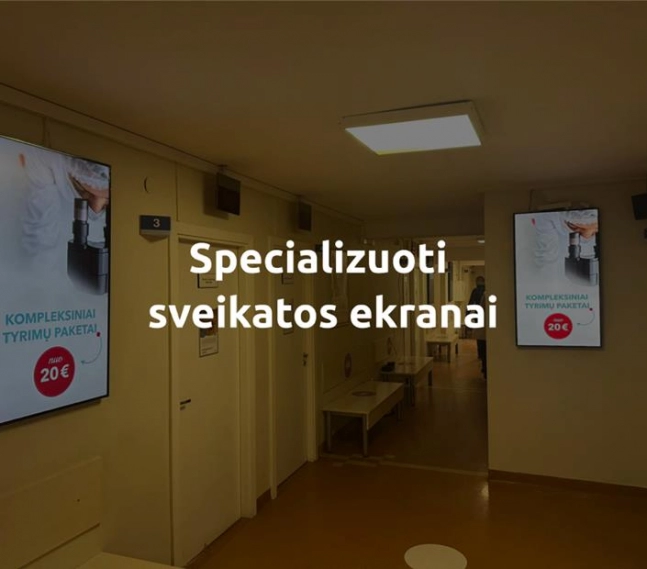 Specializuoti sveikatos ekranai