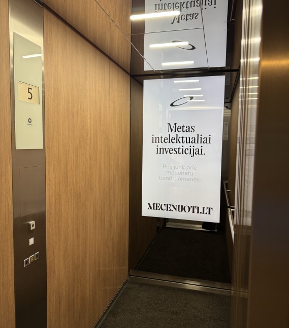 Reklaminis ekranas Vertas verslo centre