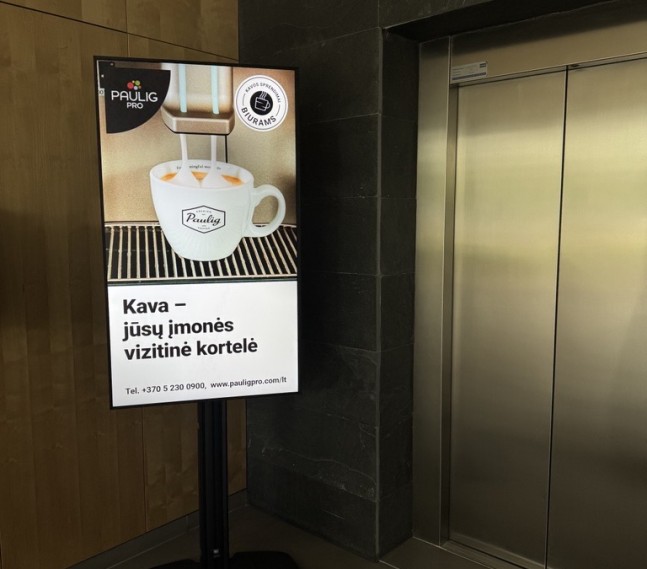 Reklaminis ekranas Northstar verslo centre