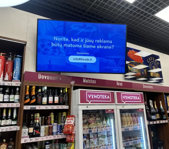 Reklama Vynotekoje