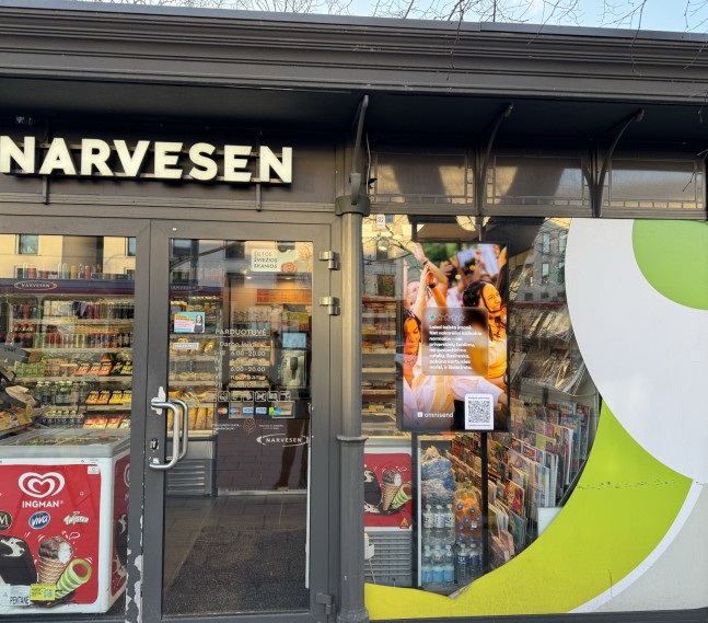 Narvesen LCD ekranas - Didžiosios (K12)