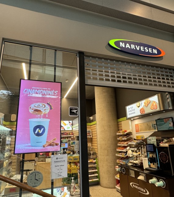 Narvesen LCD ekranas - VU Saulėtekis (K604)