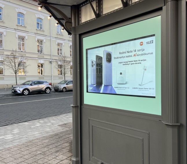 Narvesen LCD ekranas - Kudirkos aikštė (K200)